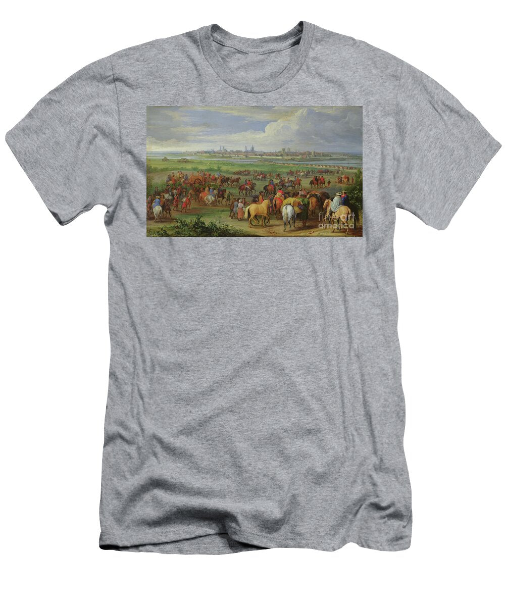 The Entrance of the French Army At Ypres 1678 Jean Baptiste Martin T-Shirt
