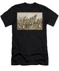 The Fighting Round Tientsin Charge of the Japanese Cavalry Richard Caton Woodville T-Shirt