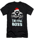 The Final Boss Silverback Gorilla Christmas Hat Zyneu Gangd T-Shirt