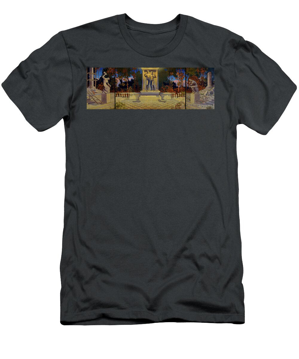 The First Three Degrees of Freemasonry 1921 Grant Wood T-Shirt