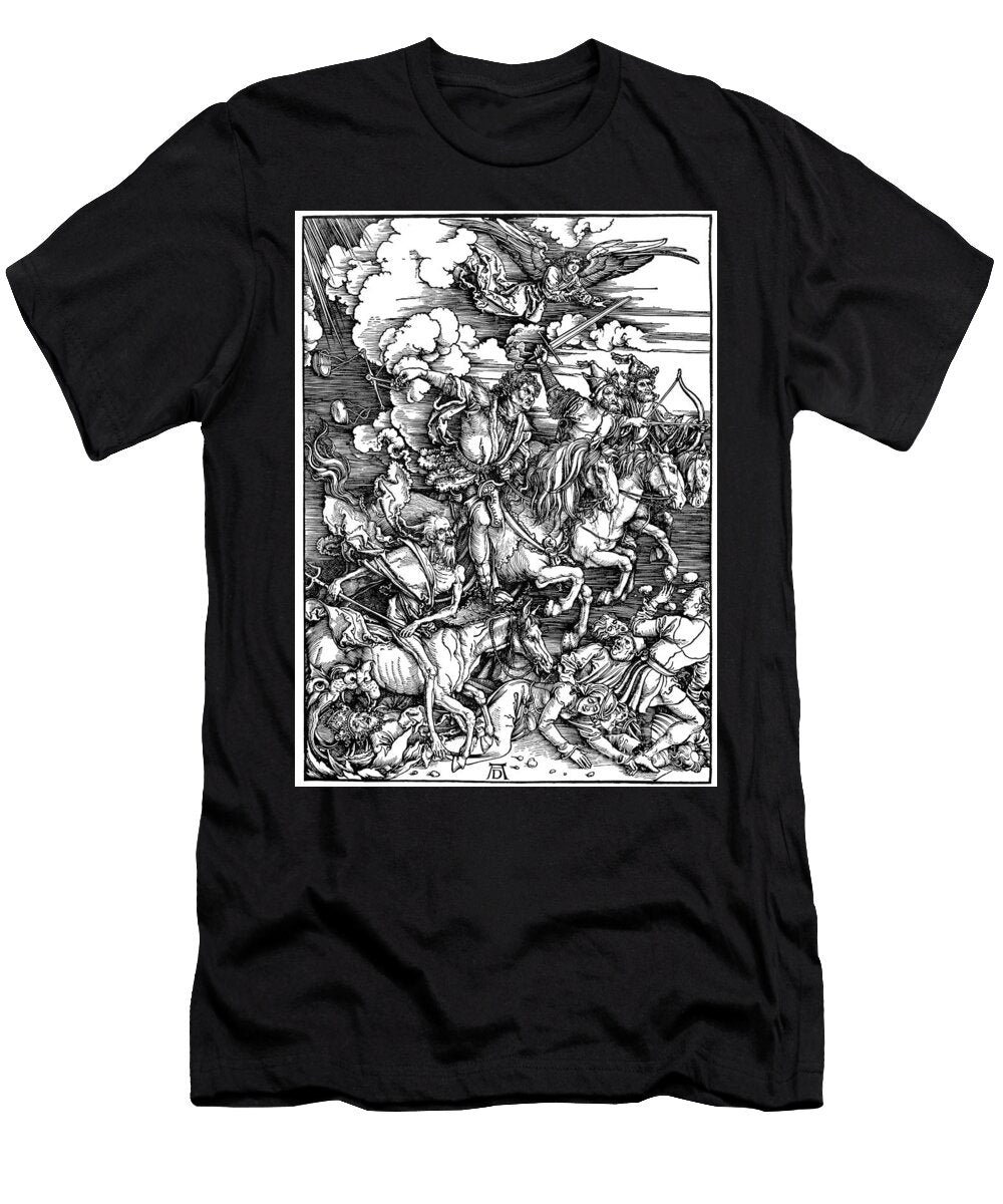 The Four Horsemen From the Apocalypse of St John 1497 98 Woodcut Albrecht Durer or Duerer T-Shirt