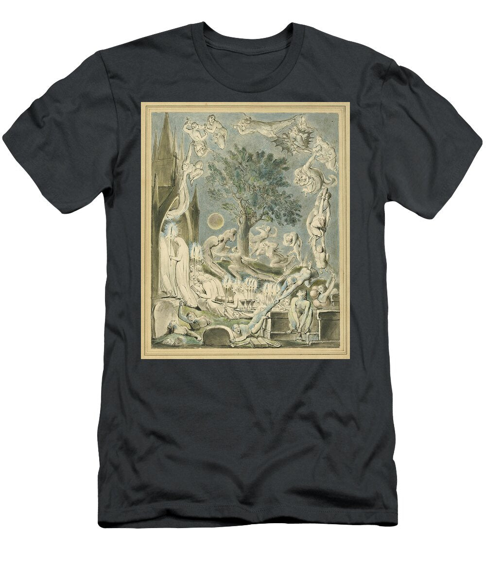 The Gambols of Ghosts According with Their Affections Previous to the Final Judgement William Blake T-Shirt