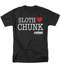 The Goonies Sloth Heart Chunk Brand a T-Shirt