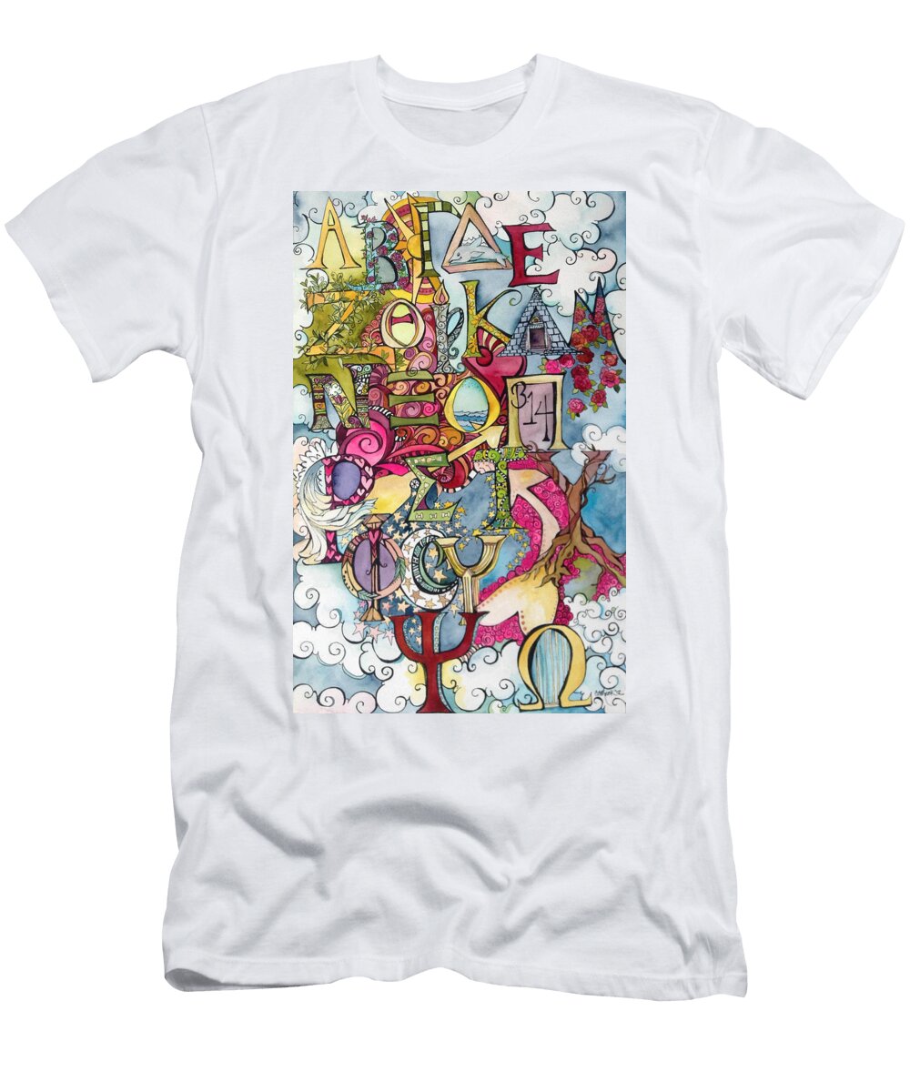 The Greek Alphabet Claudia Cole Meek T-Shirt