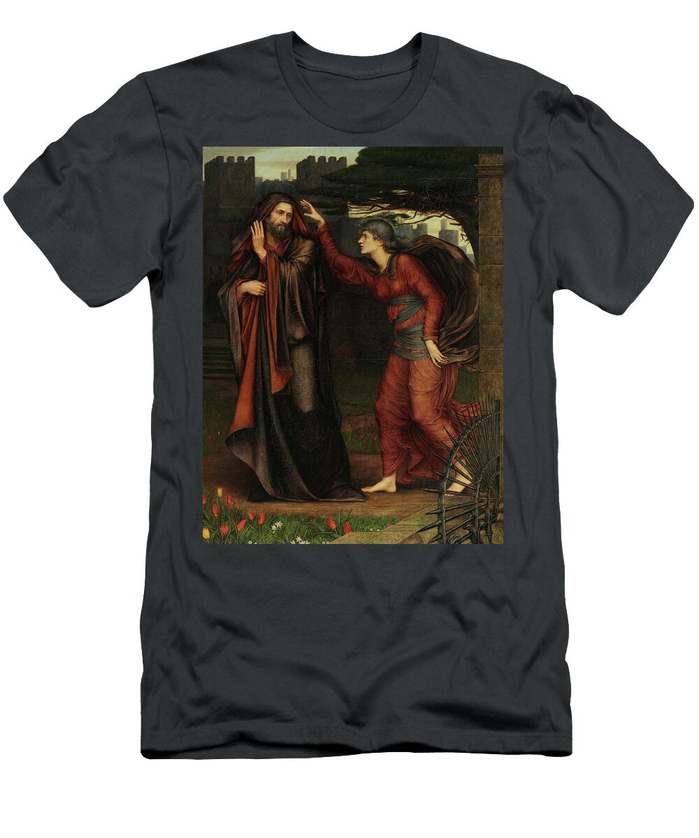 The Grey Sisters Faust 1881 Evelyn De Morgan T-Shirt