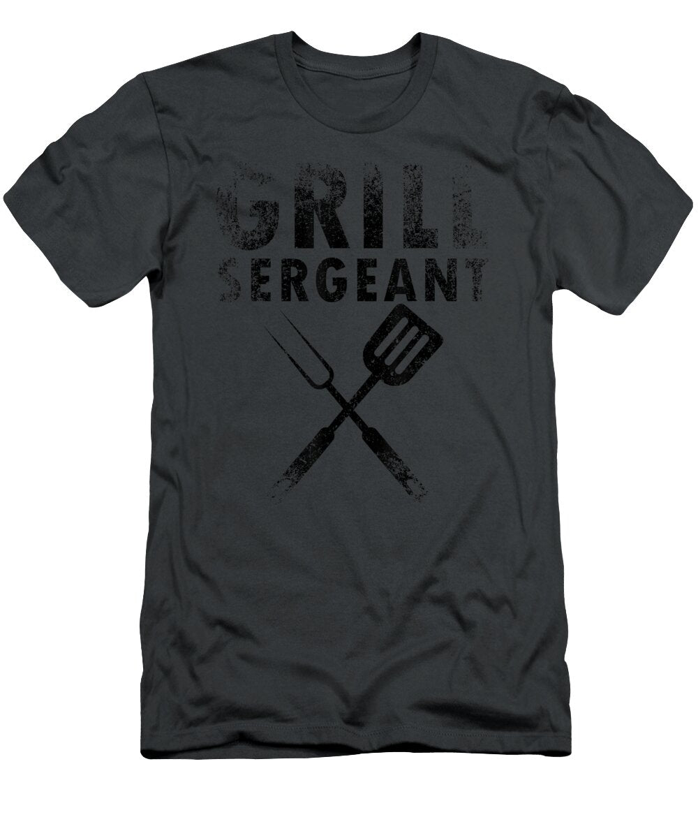 The Grill Sergeant Fathers Day Dad Bbq Cook Elodin Maxim T-Shirt
