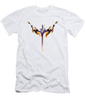 The Guitar Ghost Art Work Design 20 Purple Orange Dave Morgan T-Shirt