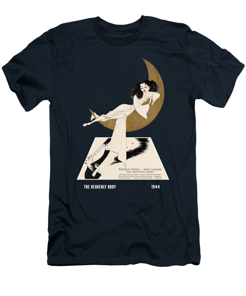 The Heavenly Body 1944 3d Movie Poster Stars on Art T-Shirt