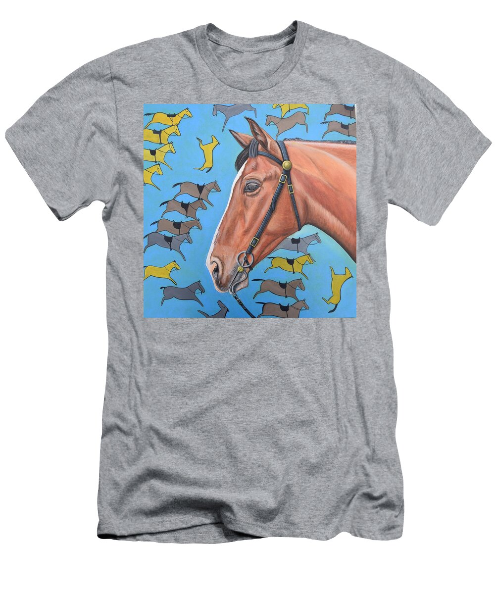 The Horses of Little Bighorn Moki Trading Post T-Shirt