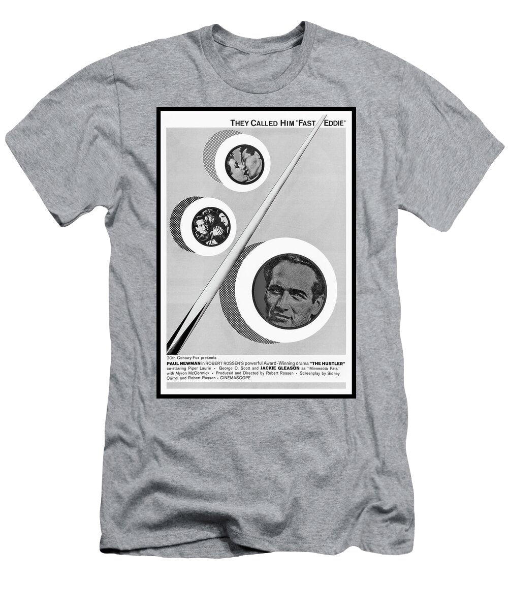 The Hustler Vintage Retro Drama Movie Poster 1961 Black and White Carol Japp T-Shirt