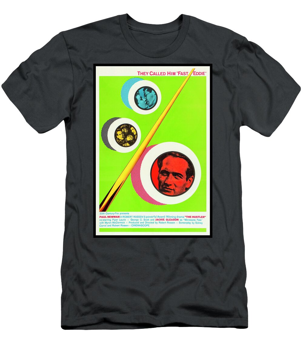 The Hustler Vintage Retro Drama Movie Poster 1961 Carol Japp T-Shirt