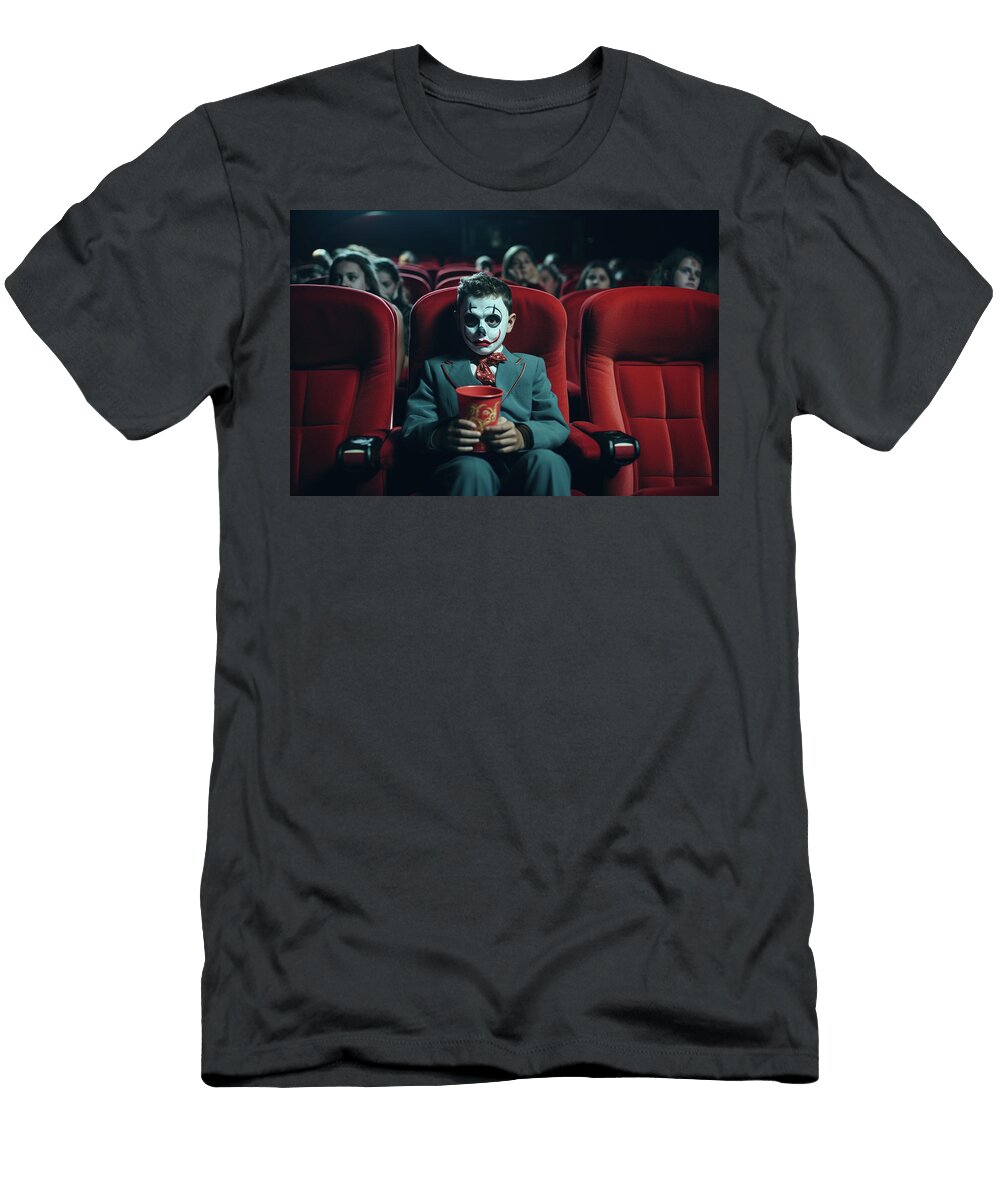 The Jokers Haunting Presence in an Movie Boyan Dimitrov T-Shirt