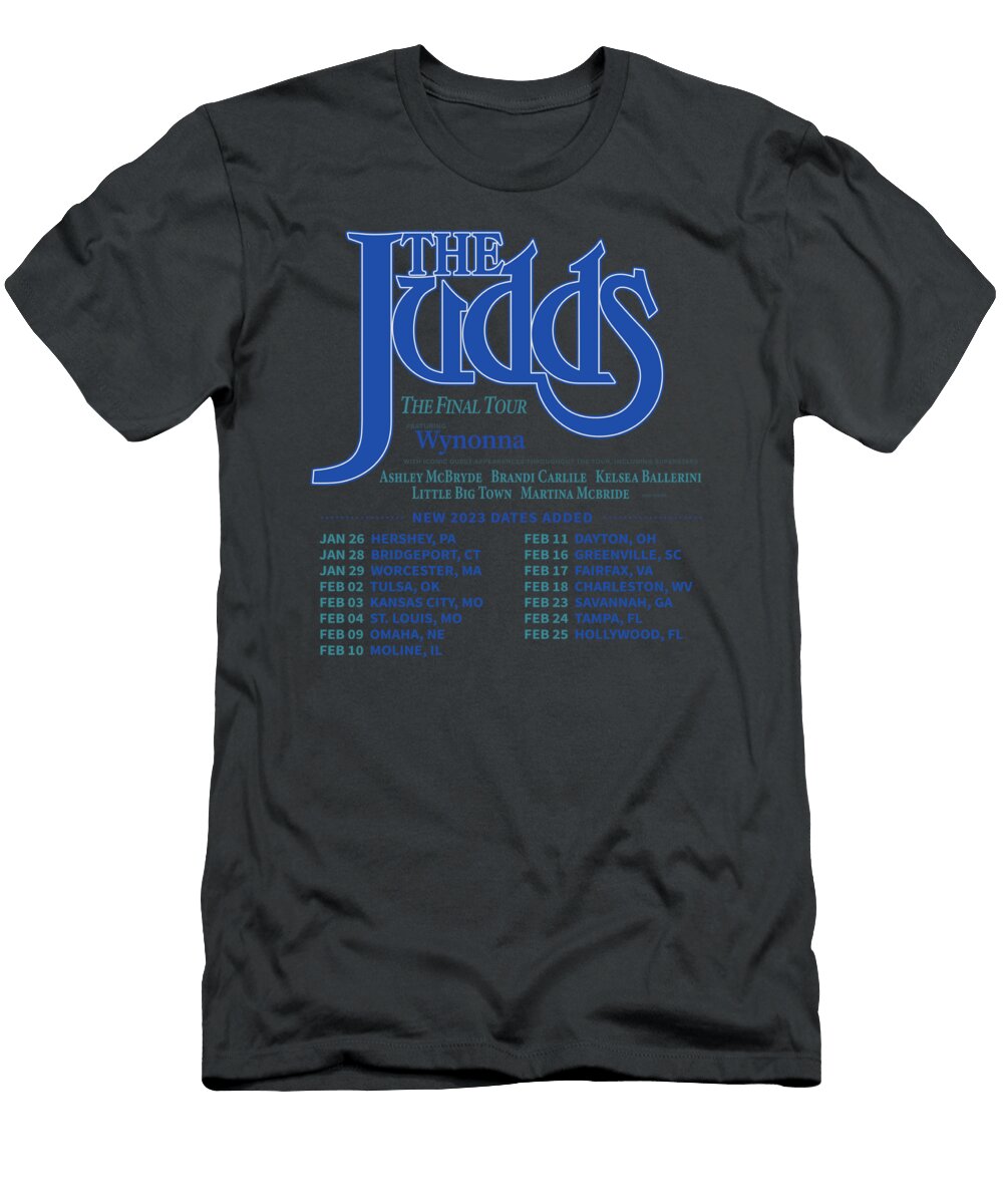 The Judds the Final Tour 2023 Merch the Final Tour with Very Special Guest the Judds Tour Date Niki Scharf T-Shirt