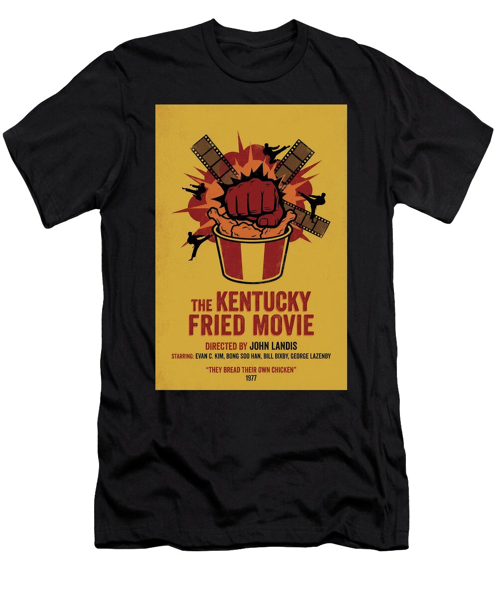 The Kentucky Fried Movie Minimal Movie Poster Retro Film Poster Vintage 1977 Sampadart Gallery T-Shirt