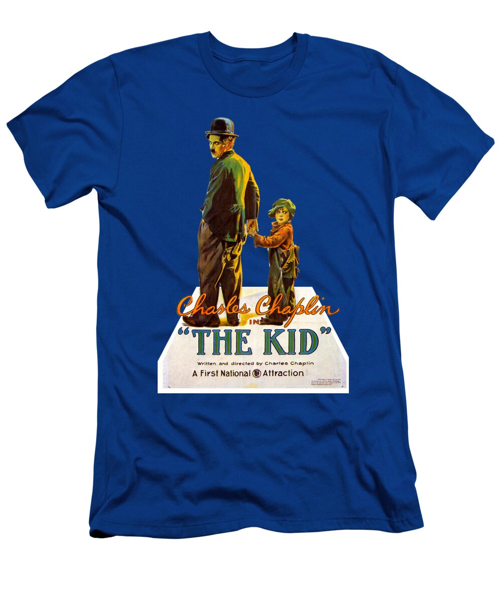 The Kid 1921 3d Movie Poster Stars on Art T-Shirt
