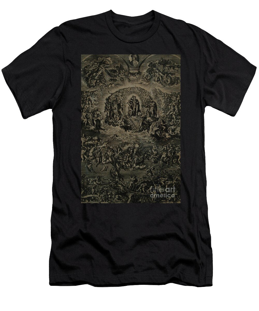 The Last Judgment 1569 By Martino Rota C1520 1583 Unknown Artist T-Shirt