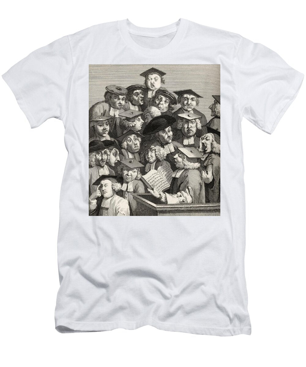 The Lecture a Facsimile of Hogarths Own Ken Welsh T-Shirt