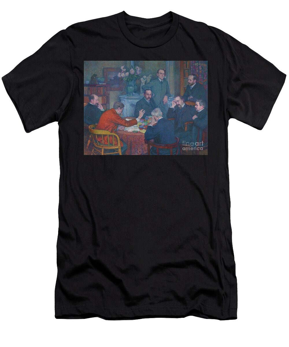 The Lecture By Emile Verhaeren 1903 Theo Van Rysselberghe T-Shirt