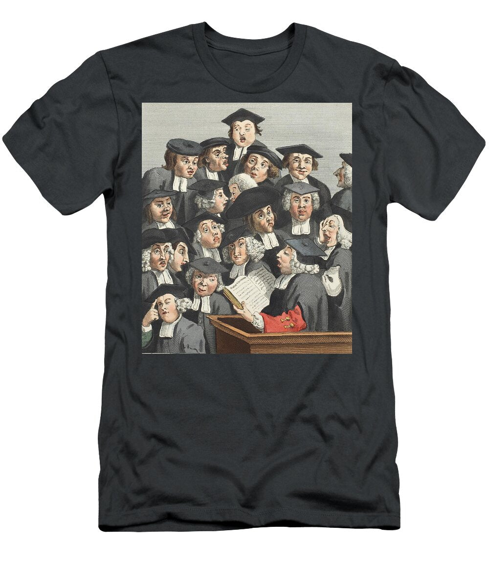The Lecture Illustration From Hogarth William Hogarth T-Shirt