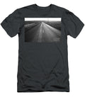 The Long Road Home 7d9903 Black and White Wingsdomain Art and Photography T-Shirt