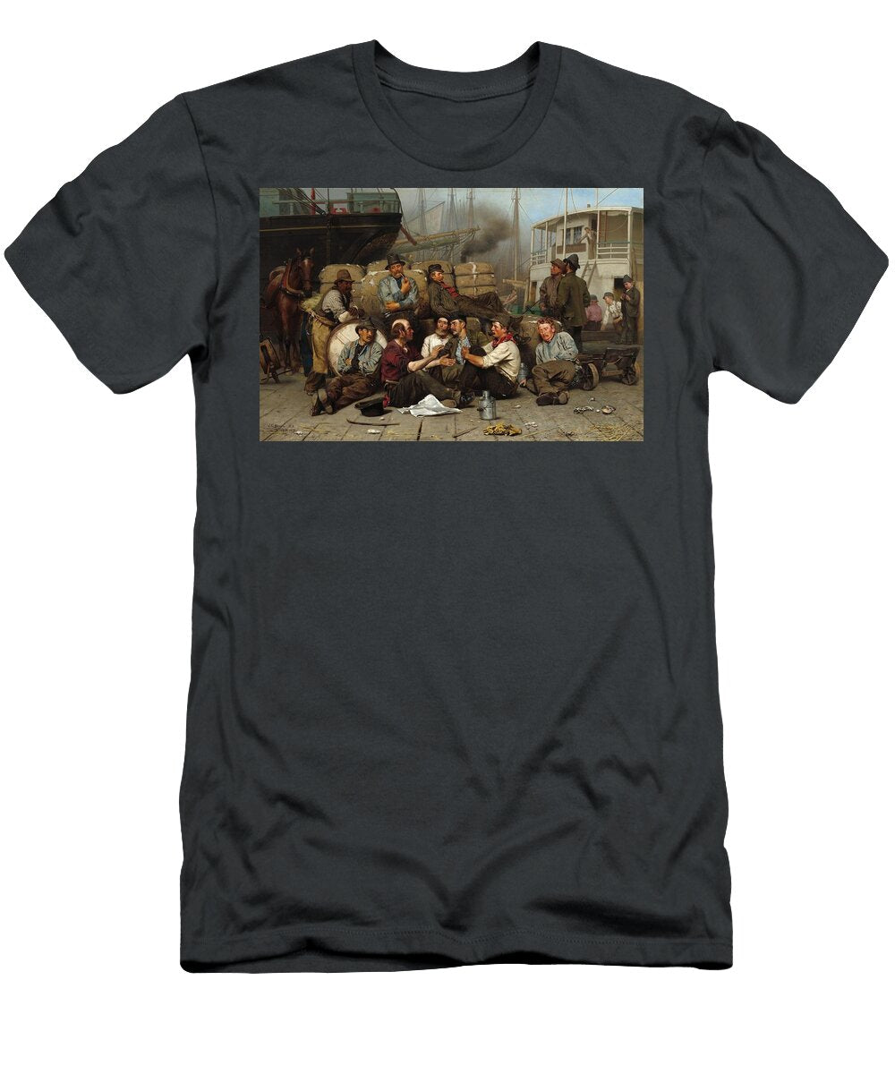 The Longshoremens Noon Art John George Brown American T-Shirt