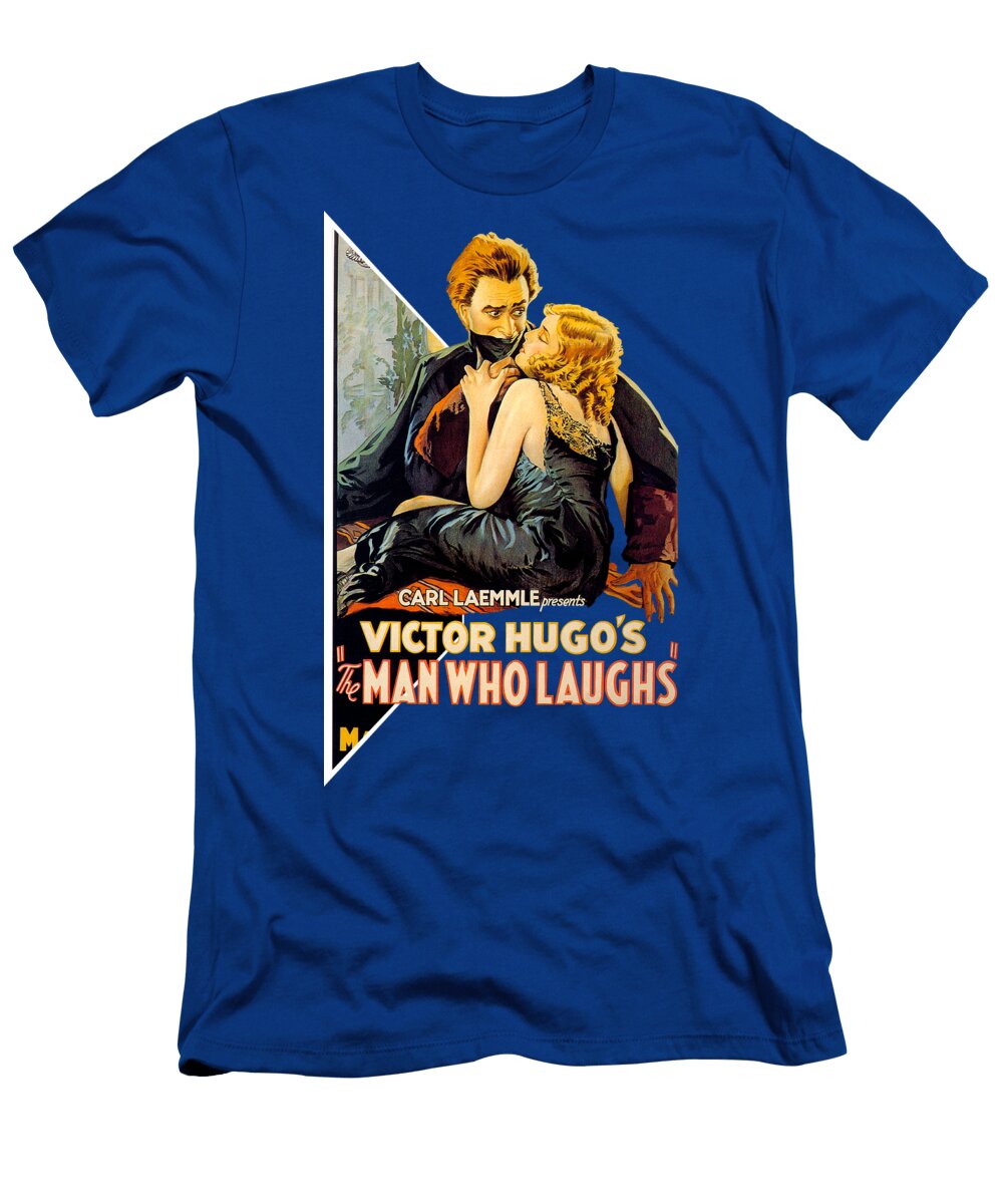 The Man Who Laughs 1928 3d Movie Poster Stars on Art T-Shirt