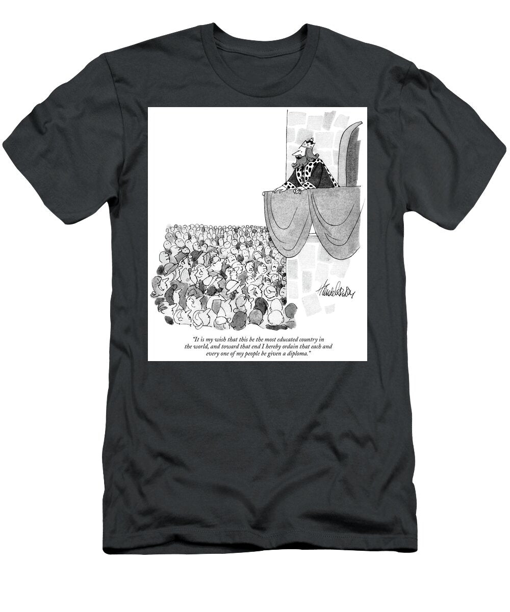 The Most Educated Country in the World Jb Handelsman T-Shirt