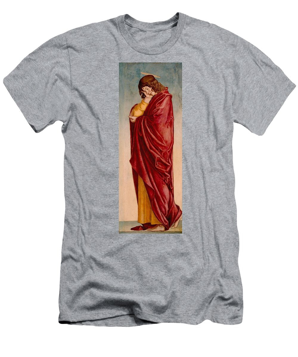 The Mourning Saint John Th Century Andrea Da Murano Italian Active to T-Shirt