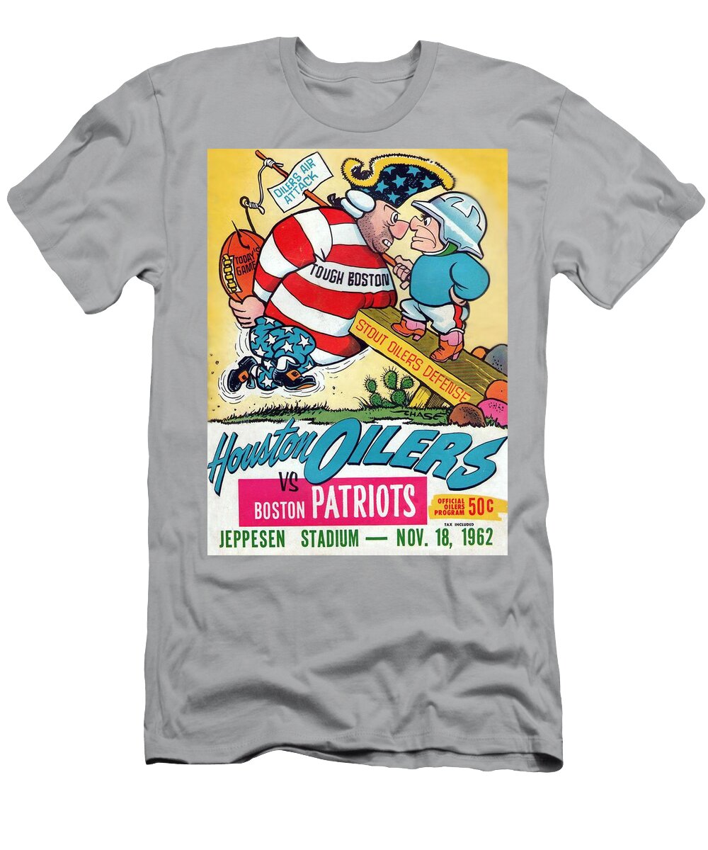 The NFL the Pats Vs Oilers 1962 Jas Stem T-Shirt