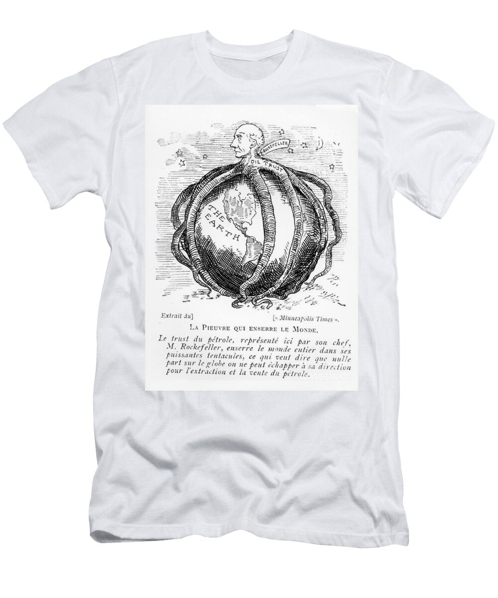 The Octopus Who Strangles the World Cartoon From the Minneapolis Times Reproduced in Lectures Pour Tous 1902 03 American School T-Shirt