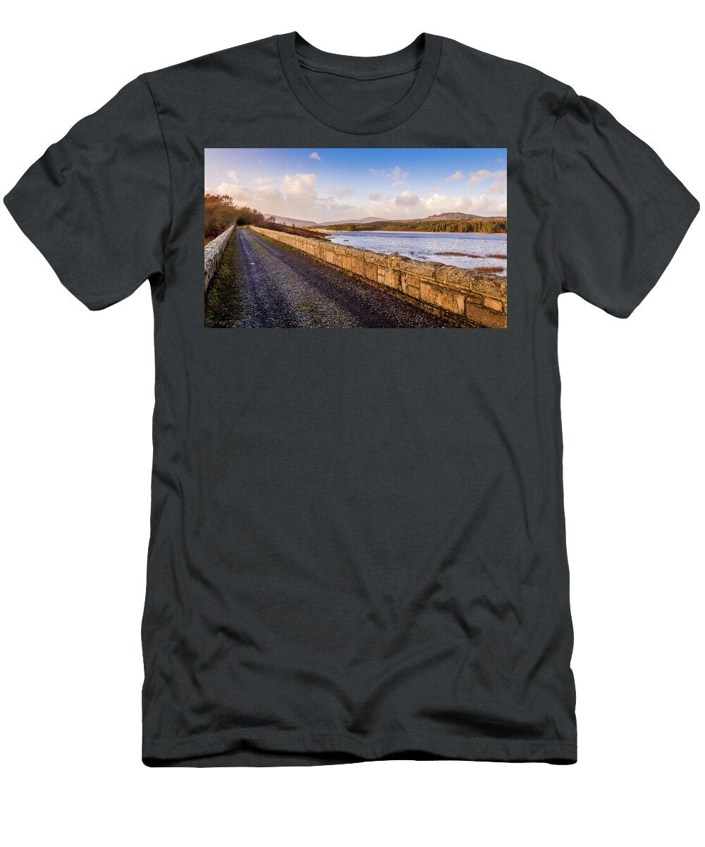 The Old Stroan Viaduct At Loch Sroan At Sunset in Winter Snapt Photography T-Shirt