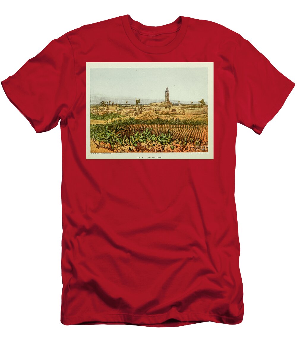 The Old Town of Gaza F1 Historic Illustrations T-Shirt