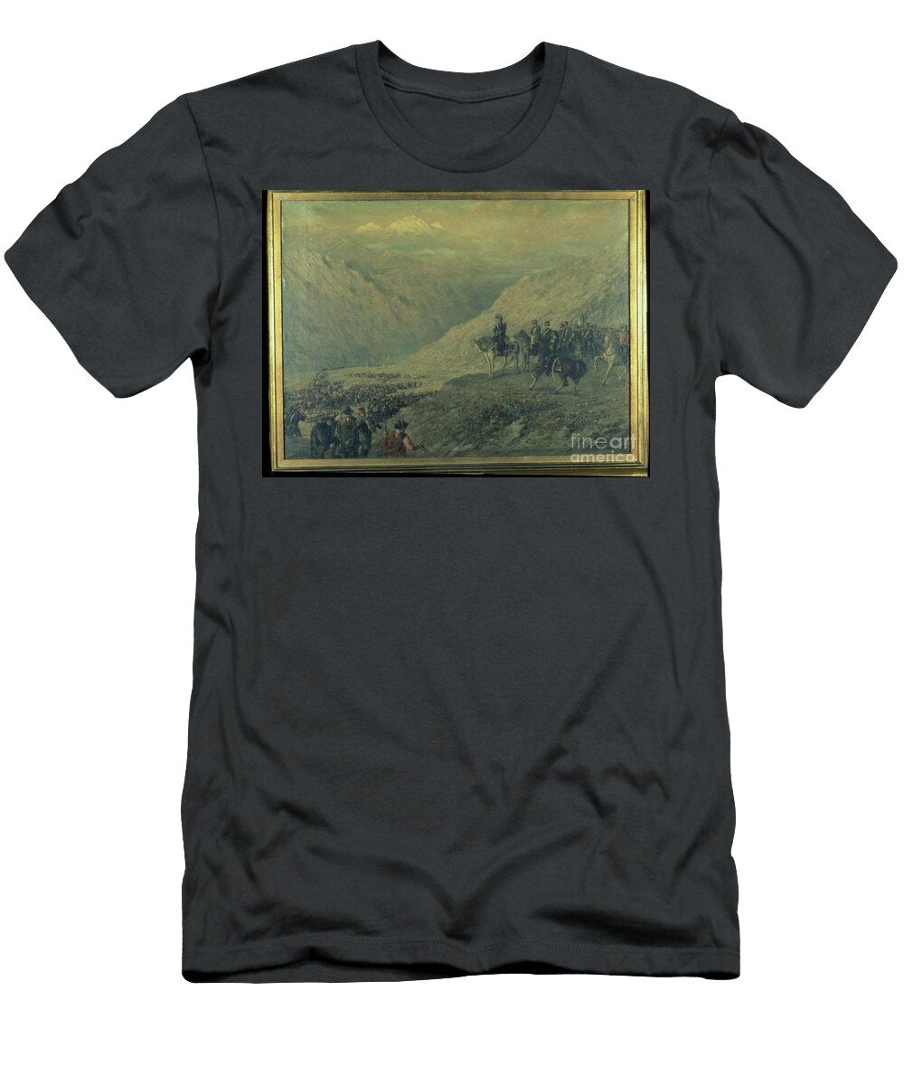 The Passage of the Andes in 1817 Augusto Ballerini T-Shirt