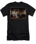 The Poet and Playwright Francois Guillaume Andrieux Reading His Tragedie Junius Brutus 1847 Oil on Canvas Jean Beraud T-Shirt