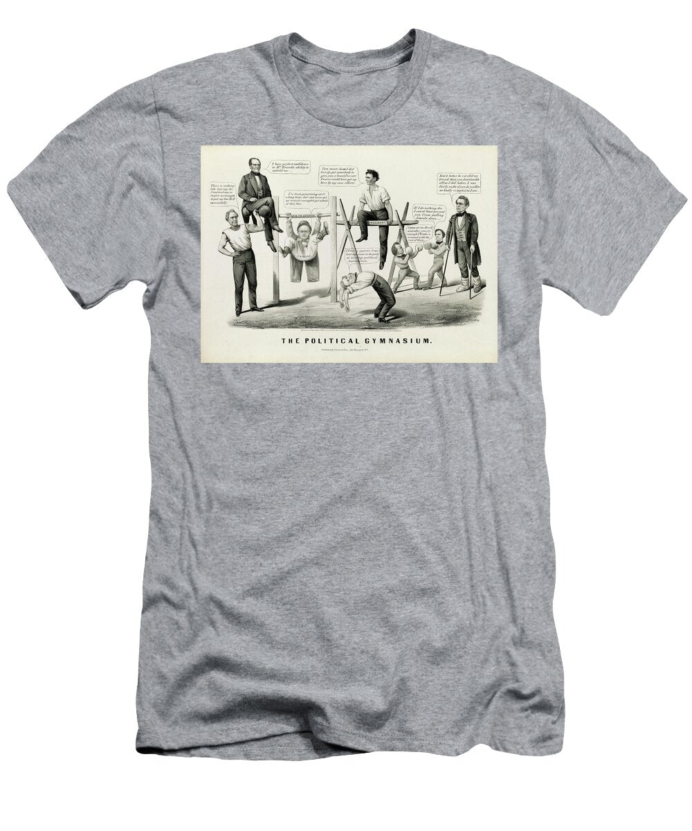 The Political Gymnasium 1860 Currier and Ives T-Shirt