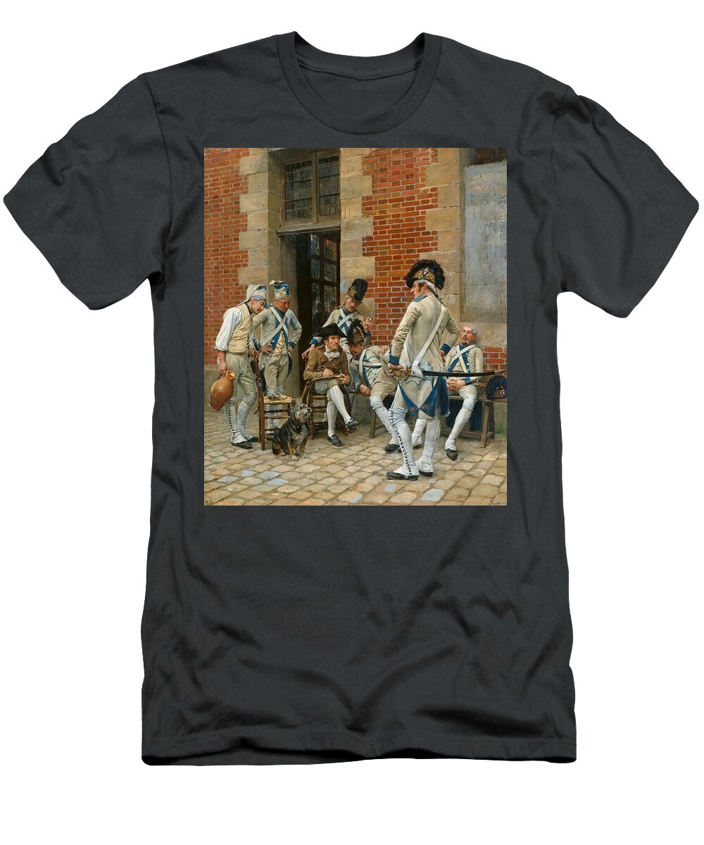 The Portrait of a Sergeant Jean Louis Ernest Meissonier T-Shirt