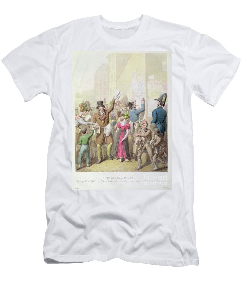 The Posters From Tableau De Paris 1815 30 Georg Emanuel Opitz T-Shirt