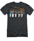 The Pru Lit Up for the Boston Bruins Boston Ma Charles River Longfellow Bridge Skyline Toby Mcguire T-Shirt