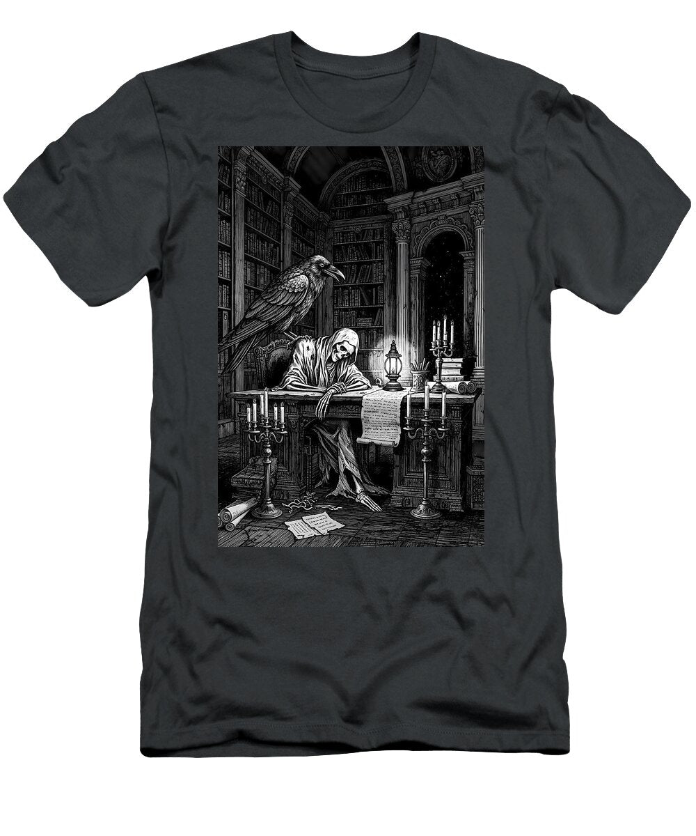 The Ravens Vigil a Midnight Dreary Alvin Barfield T-Shirt
