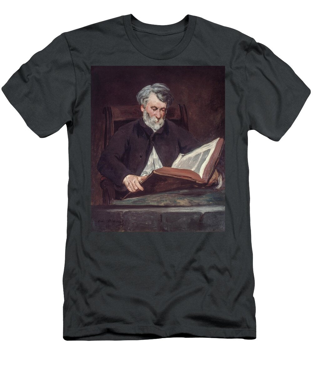 The Reader By Edouard Manet 1861 Edouard Manet T-Shirt