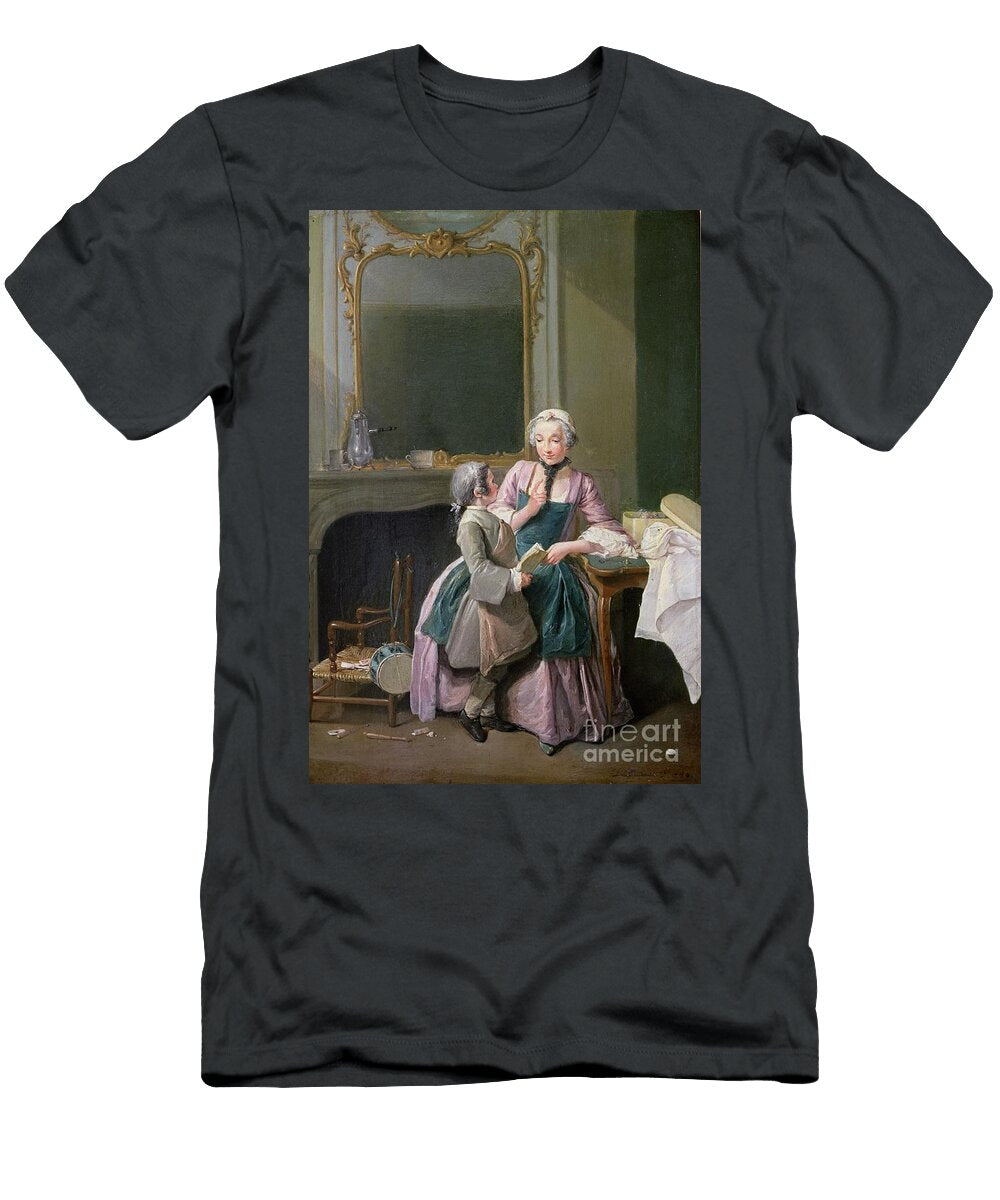 The Reading Lesson 1740 Louis Aubert T-Shirt