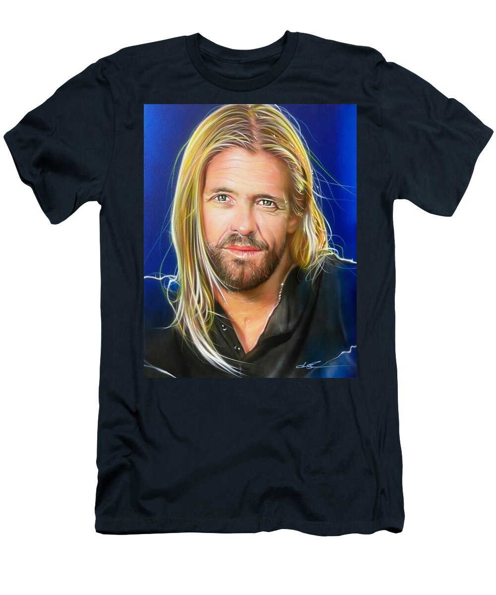 The Reason for My Passion Original Painting of Taylor Hawkins Christian Chapman Art T-Shirt