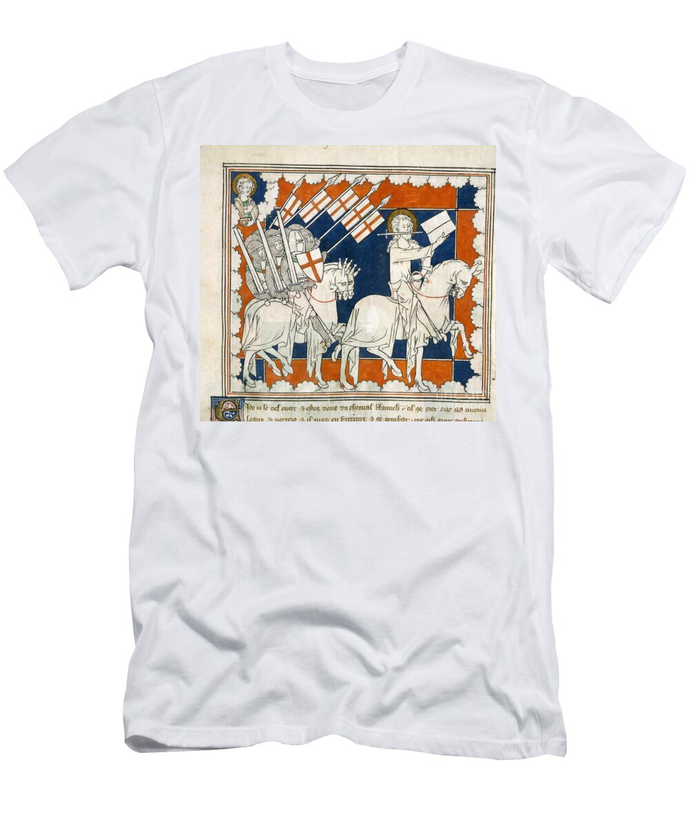 The Rider on a White Horse 14th Century English School T-Shirt