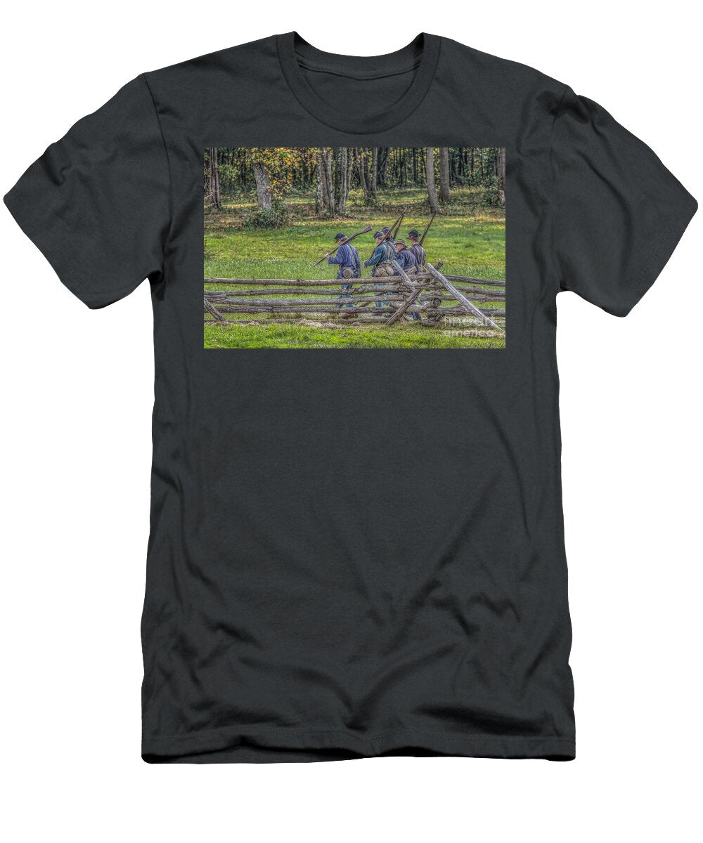 The Road to Gettysburg Randy Steele T-Shirt