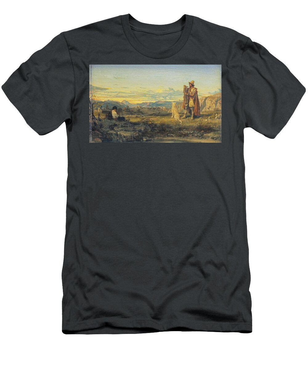The Roman Campagna C Art Alexandregabriel Decamps French T-Shirt