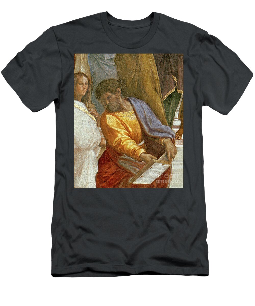 The School of Athens Detail of a Figure From the Left Hand Side 1510 11 Raphael T-Shirt