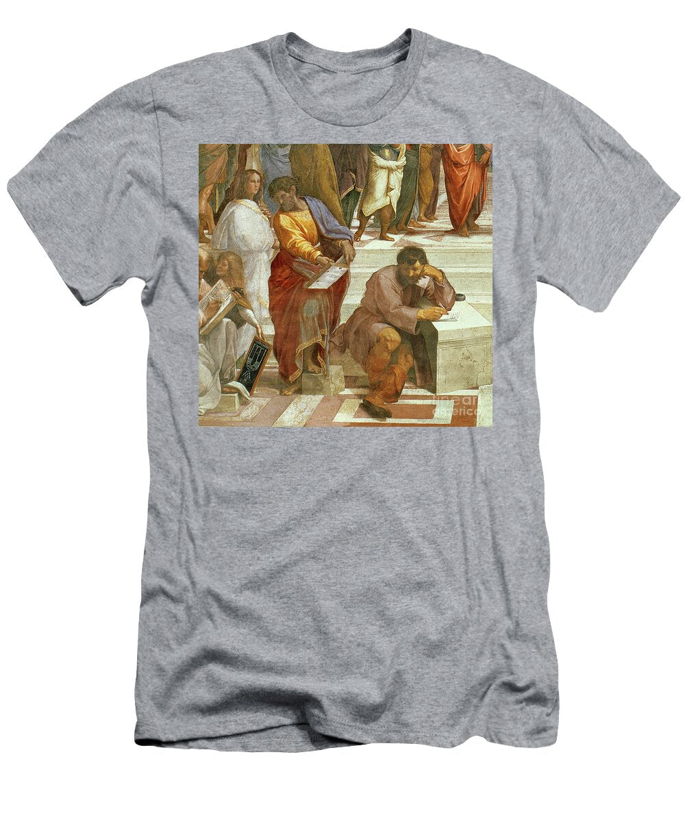The School of Athens Detail of the Figures on the Left Hand Side Raphael T-Shirt