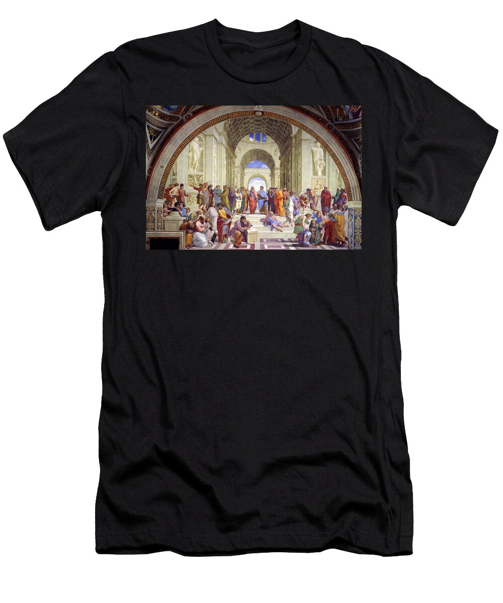 The School of Athens From the Stanza Della Segnatura Raphael T-Shirt