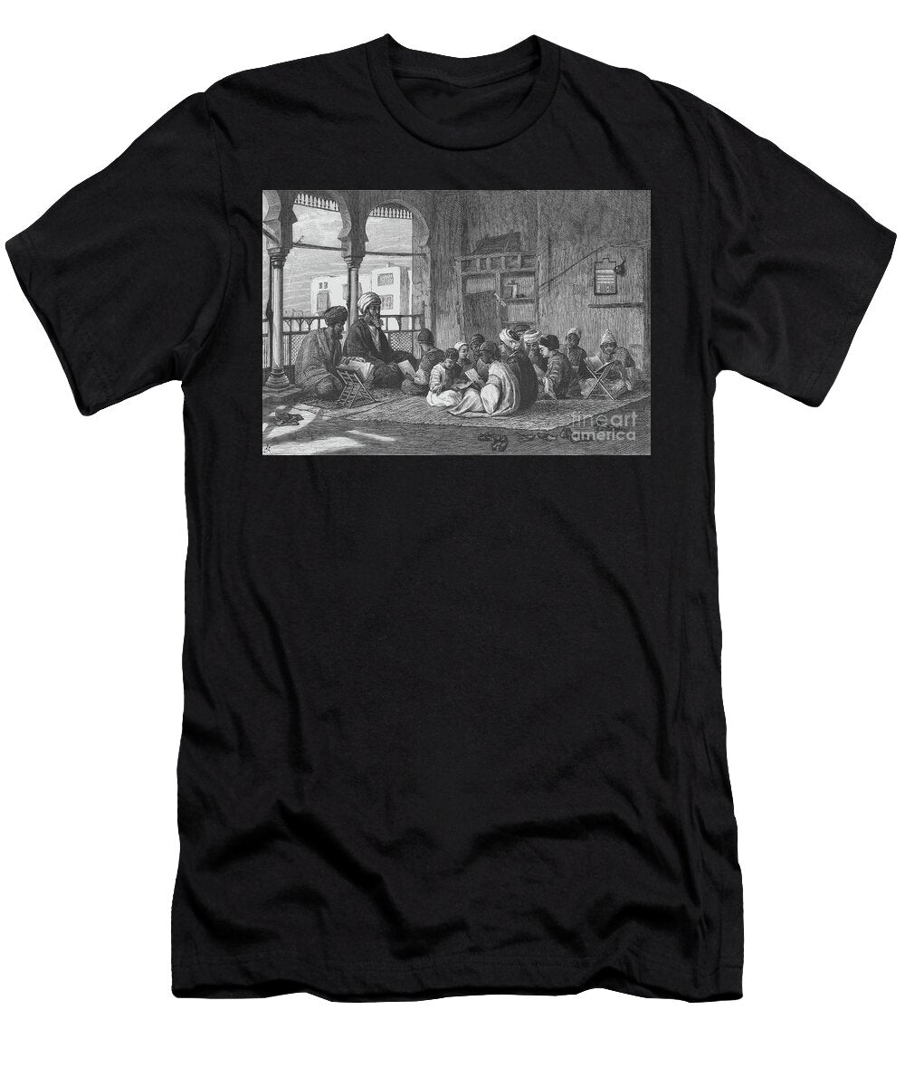 The School of Sultan Hassan Engraved By Butterworth and Heath Frederick Goodall T-Shirt
