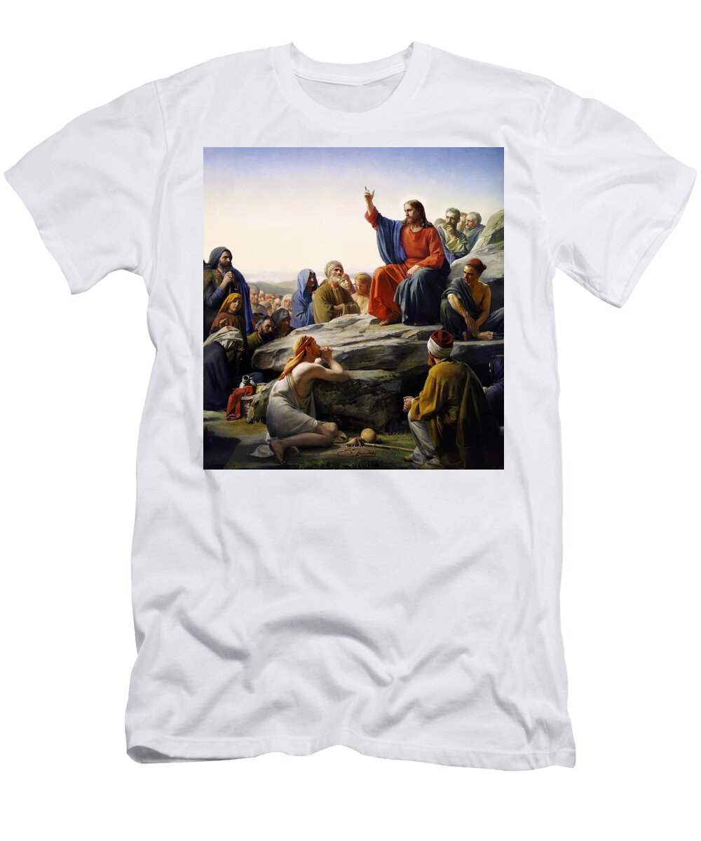 The Sermon on the Mount Carl Bloch Danish T-Shirt